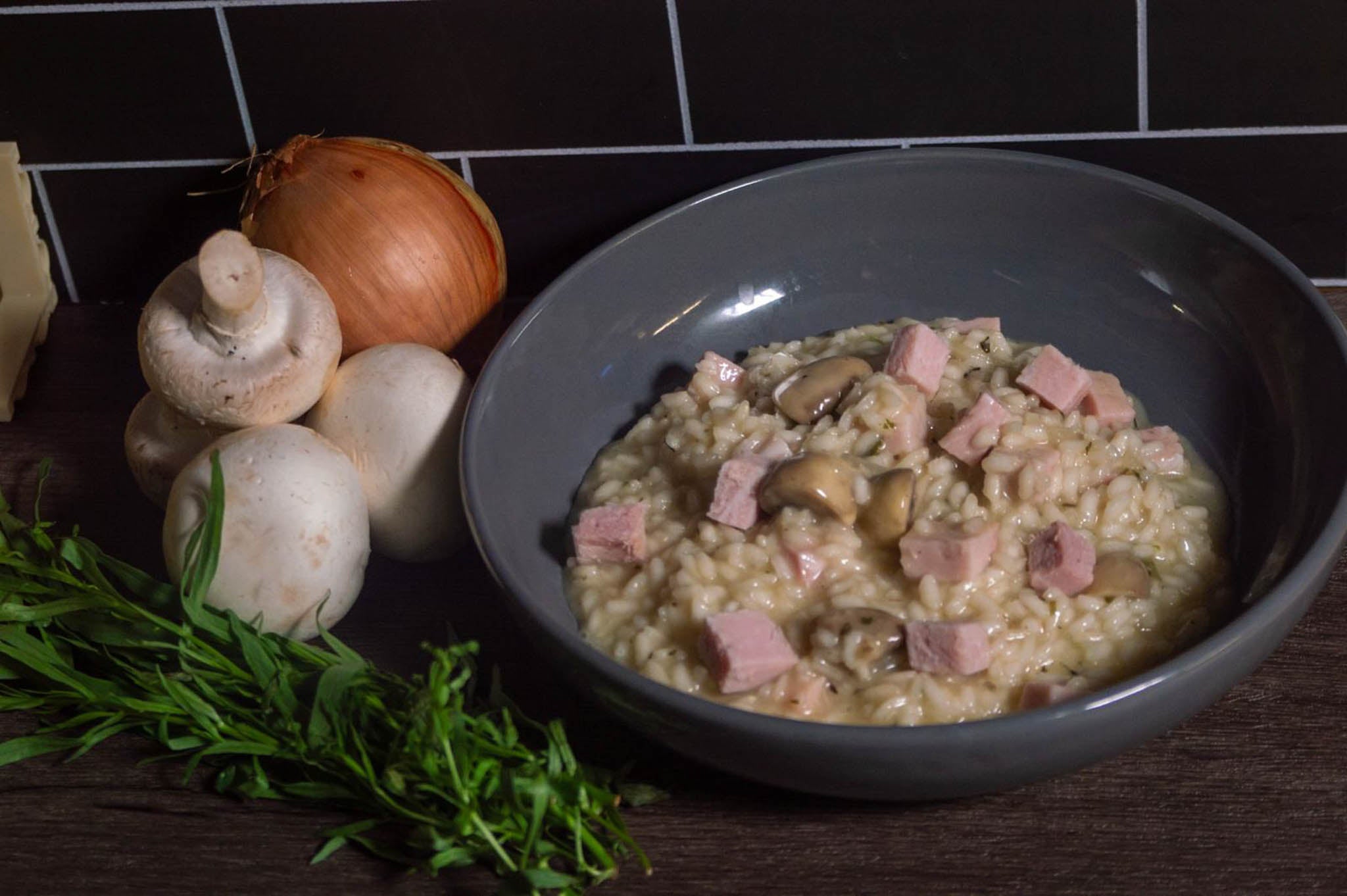 Gammon & Mushroom Risotto
