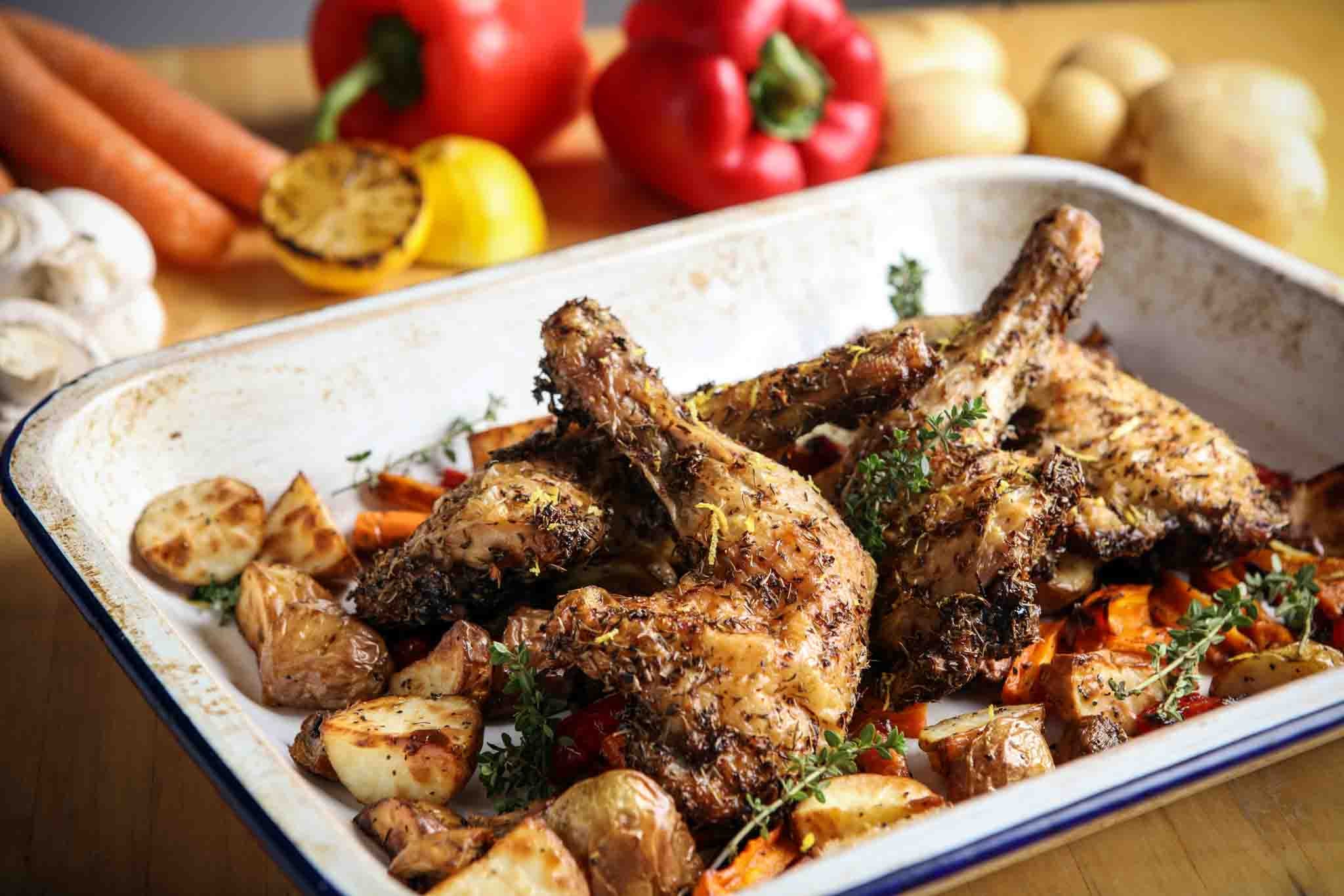 Lemon & Thyme Chicken Traybake