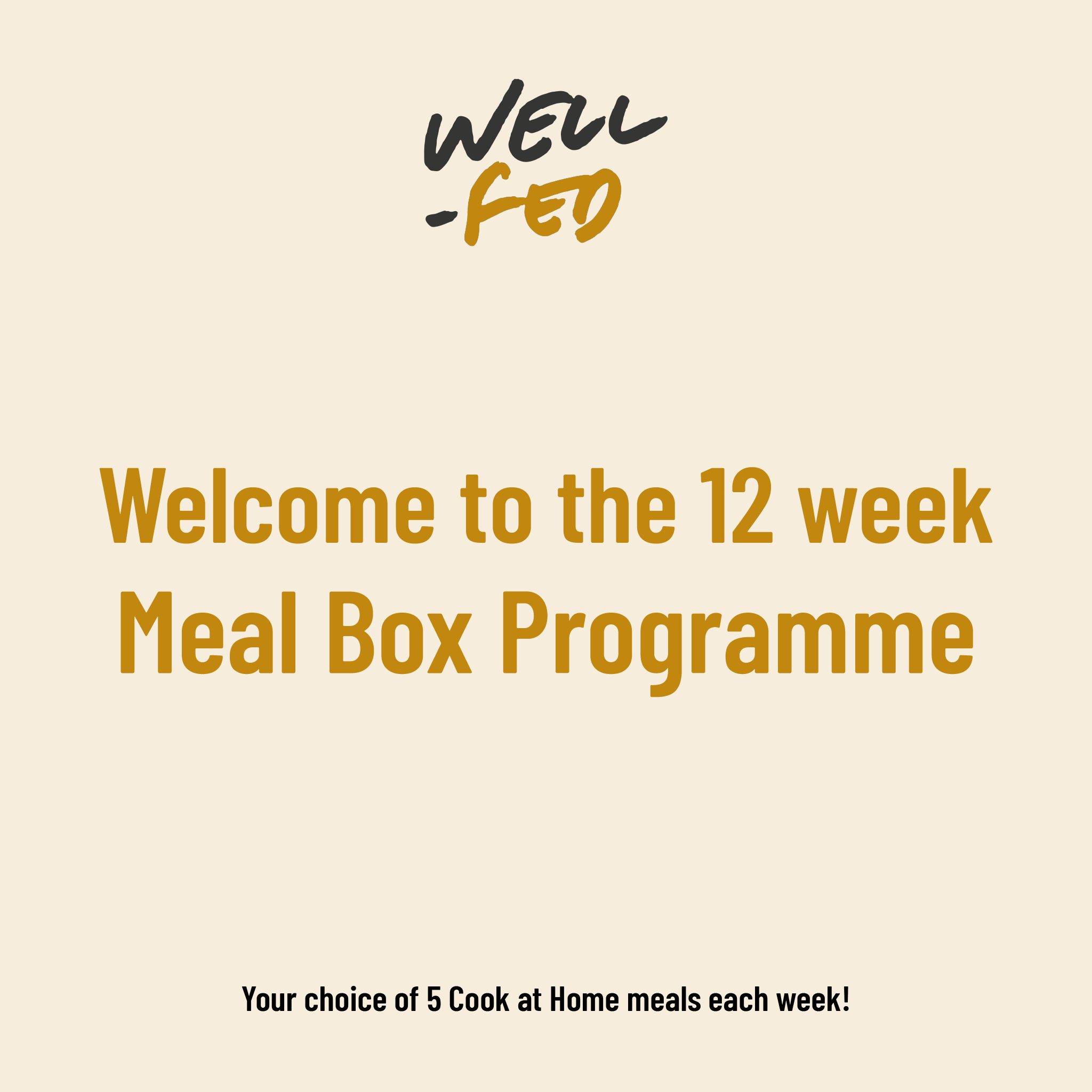 12 Week Meal Box Programme
