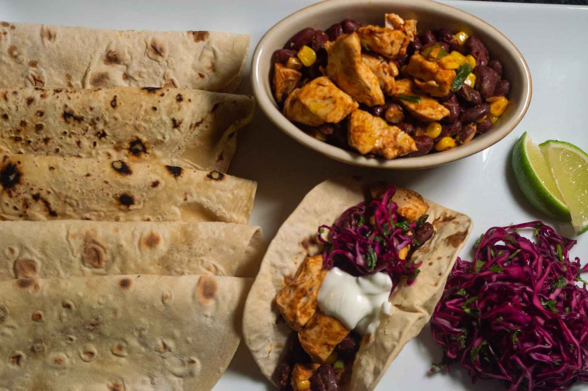 Mild Mexican Chicken Tacos