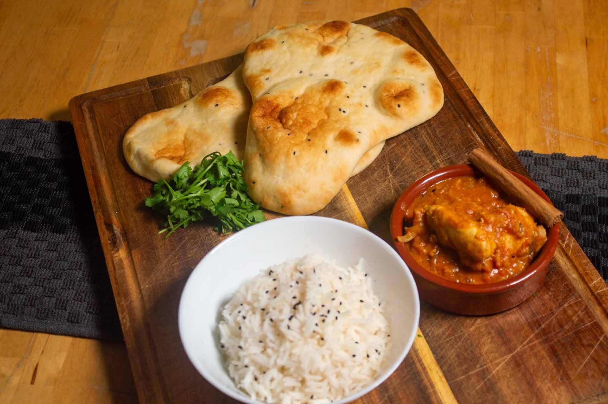 Quick Fix Chicken Curry with rice