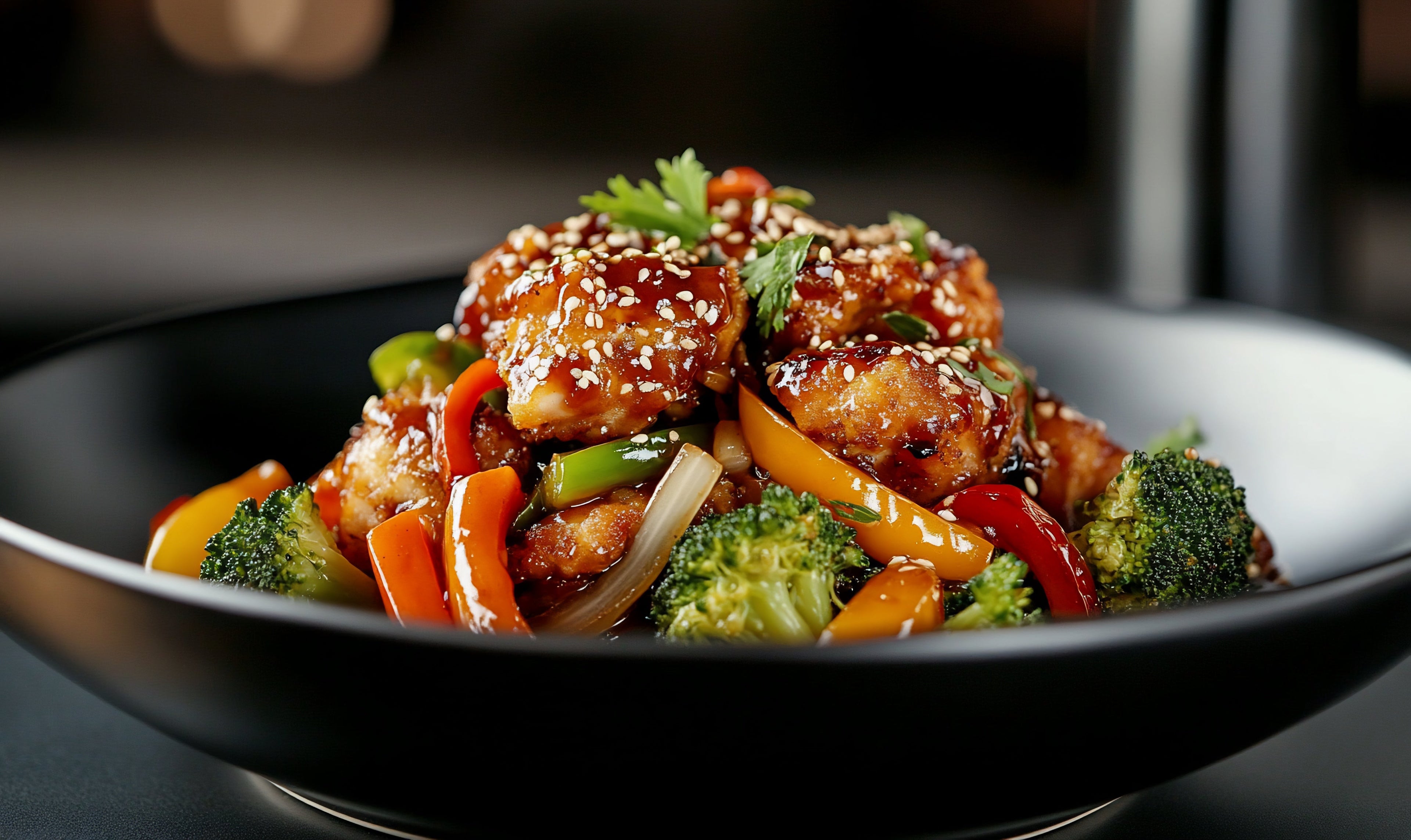 Sticky Hot Honey, Soy Chicken Stir Fry